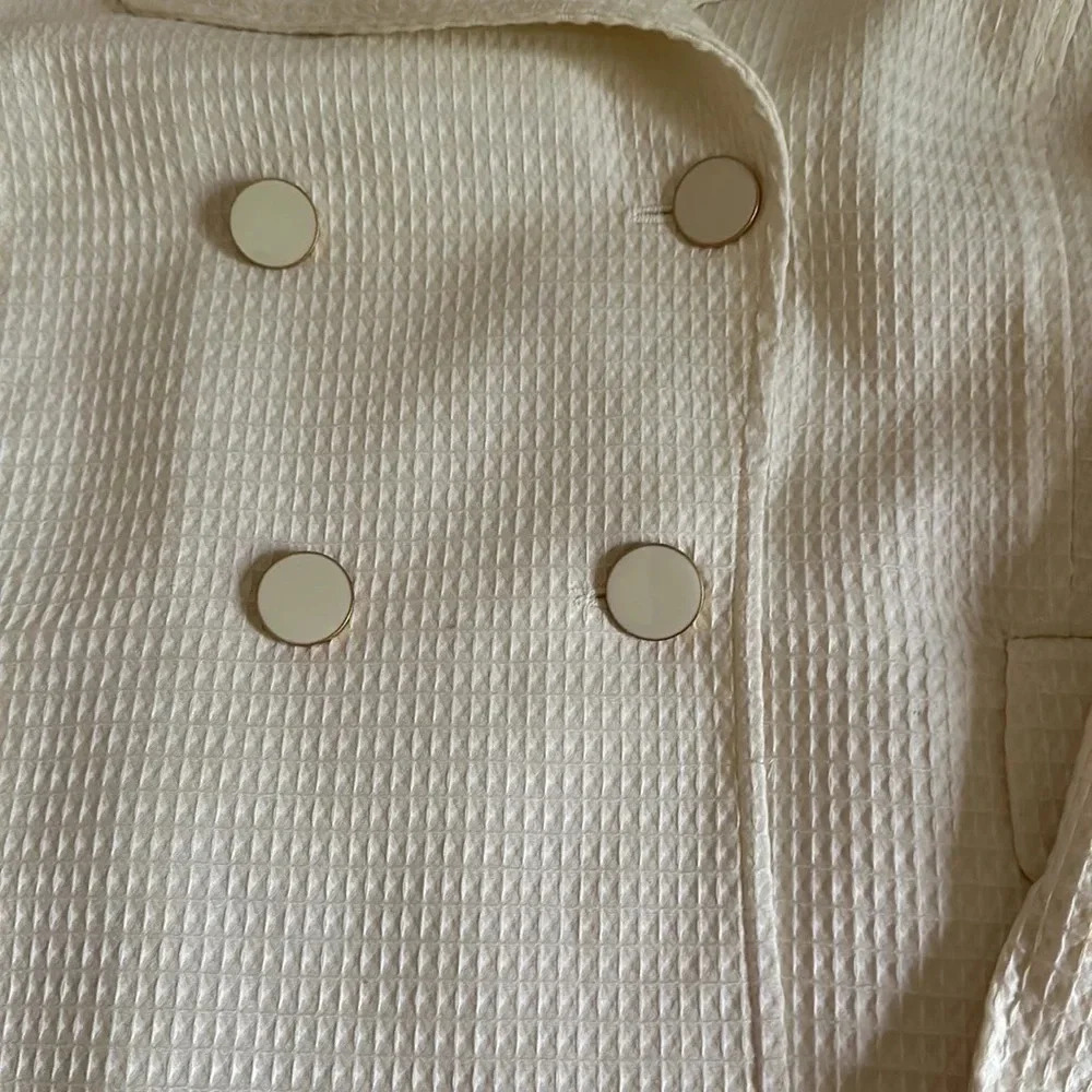 Talbots double breasted cotton jacket - image 7